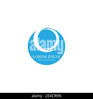 Cyclist logo template Bicycle vector design. Stock Vector