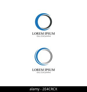 Cyclist logo template Bicycle vector design. Stock Vector