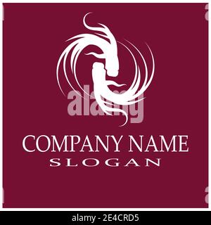 Ginseng Wave Logo Template vector symbol nature Stock Vector