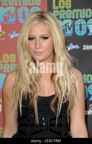 Ashley Tisdale at Los Premios MTV Latin America 2009 at Universal Studio in Los Angeles CA Stock Photo