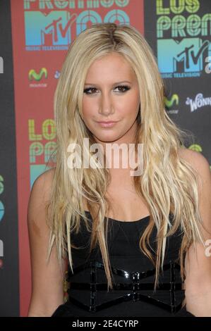 Ashley Tisdale at Los Premios MTV Latin America 2009 at Universal Studio in Los Angeles CA Stock Photo