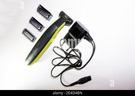 Shaving razor isolated on a white background. With clipping path Stock Photo