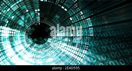Deep Learning and Machine Artificial Intelligence Concept Stock Photo