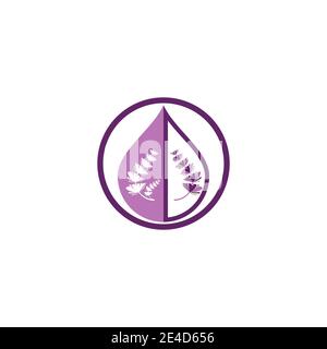 Lavender Logo Template vector symbol nature Stock Vector