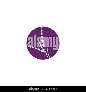 Lavender Logo Template vector symbol nature Stock Vector