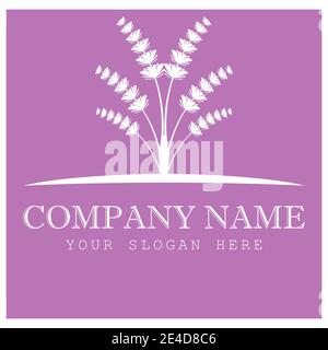 Lavender Logo Template vector symbol nature Stock Vector