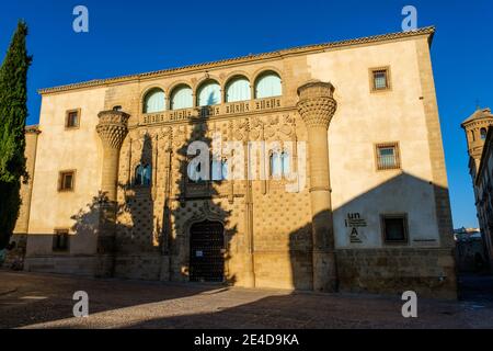 Jabalquinto palace, Antonio Machado Andalusian International University. Baeza, UNESCO World Heritage Site. Jaen province, Andalusia, Southern Spain E