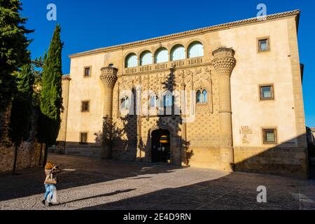 Jabalquinto palace, Antonio Machado Andalusian International University. Baeza, UNESCO World Heritage Site. Jaen province, Andalusia, Southern Spain E