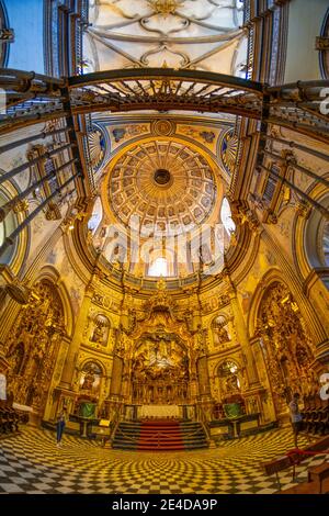 Interior of Sacra Capilla del Salvador del Mundo. XVIth century chapel of the Savior, Vazquez de Molina Square. Ubeda, UNESCO World Heritage Site. Jae Stock Photo