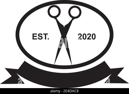 Barber shop logo design vector template Stock Vector