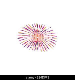 Fireworks Logo Template vector symbol nature Stock Vector