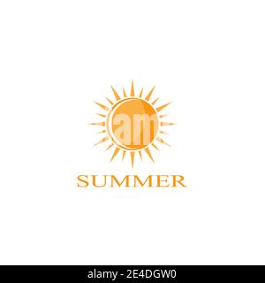 Sun Vector illustration Icon Logo Template design Stock Vector