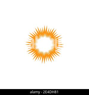 Sun Vector illustration Icon Logo Template design Stock Vector