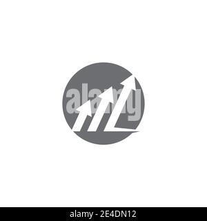 Arrow vector illustration icon Logo Template design Stock Vector