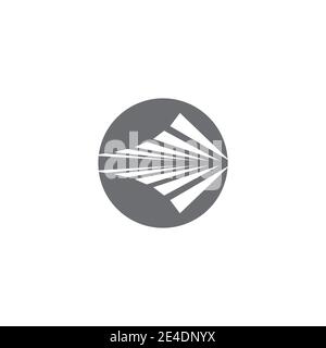 Arrow vector illustration icon Logo Template design Stock Vector