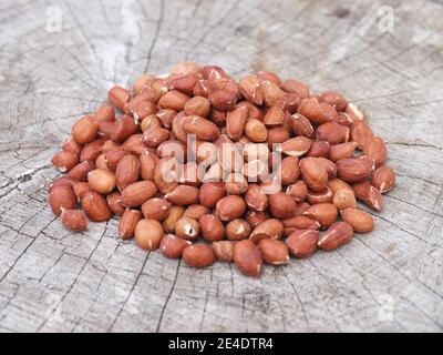 Peanuts suitable for bird feeders for British birds Stock Photo