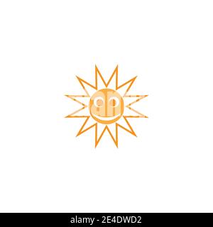 Sun Vector illustration Icon Logo Template design Stock Vector