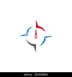 compass Logo Template vector symbol nature Stock Vector