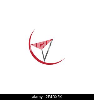compass Logo Template vector symbol nature Stock Vector