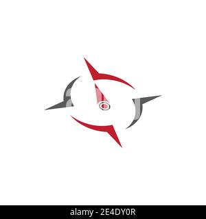compass Logo Template vector symbol nature Stock Vector