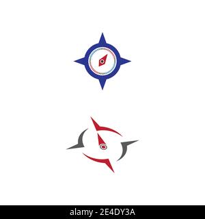 compass Logo Template vector symbol nature Stock Vector