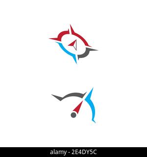 compass Logo Template vector symbol nature Stock Vector