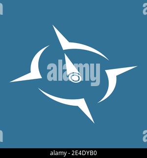 compass Logo Template vector symbol nature Stock Vector