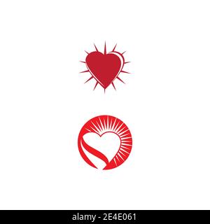 Beauty Love Vector icon illustration design Template Stock Vector