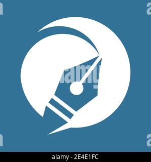 Nib Logo Template vector symbol nature Stock Vector