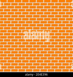 Simple brick wall seamless texture Stock Vector