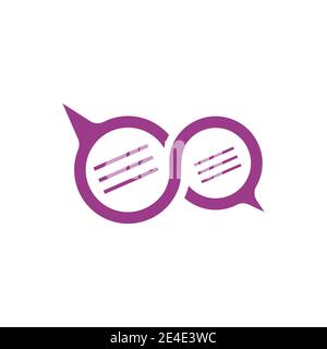 Chat Logo Template vector symbol nature Stock Vector