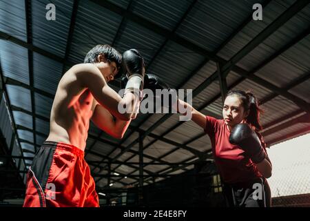 8x10 FT Backdrop Photographers,Black Silhouettes of Professional Boxers Fighters Combative Exercise Punch Attack Background for Kid Baby Artistic Portrait Photo Shoot Studio Props Video Drape