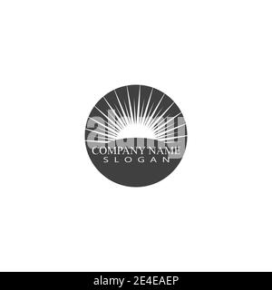 Sun Vector illustration Icon Logo Template design Stock Vector