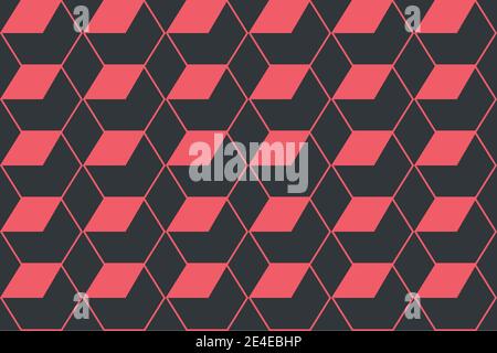 Abstract background pattern made with rhomboidal polygonal geometric ...