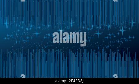Lines, Spheres, Universe, Dynamic, Technology, Background Stock Vector