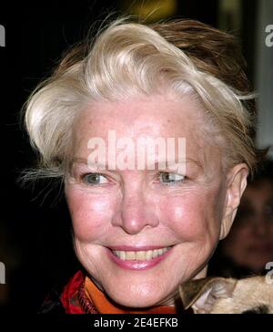 NEW YORK, NY- NOV 17: Ellen Burstyn attending the opening party for Oldest Living Confederate Widow Tells All held at The Supper Club, on November 17, 2003, in New York City. Credit: Joseph Marzullo/MediaPunch Stock Photo