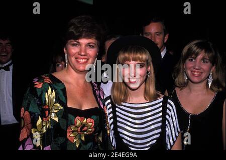 Debbie Gibson with mother at the 16th Annual American Music Awards ...