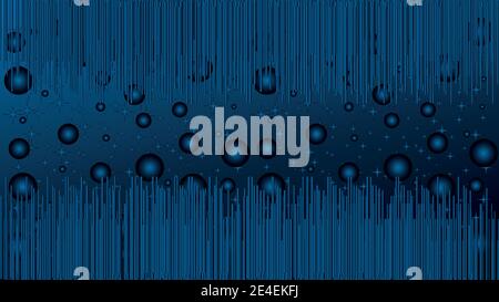 Lines, Spheres, Universe, Dynamic, Technology, Background Stock Vector