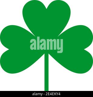 Clover leaf icon logo design inspiration vector template Stock Vector