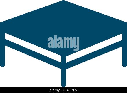 Furniture company logo design with using table and chair icon design template Stock Vector