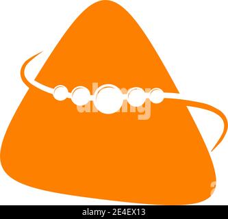 Necklace icon logo design vector template Stock Vector