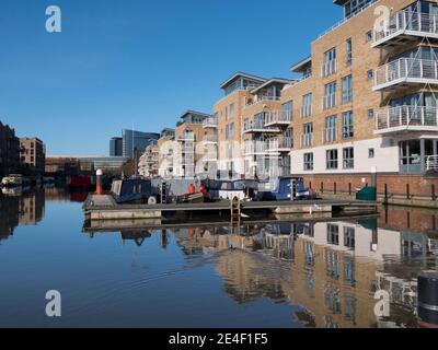 UK, England, London, Brentford lock, Grand Union Canal Stock Photo