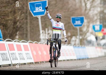 Hamme Belgium January 23 Ceylin Del Carmen Alvarado During The Cyclocross Flandriencross On January 23 2021 In Hamme Belgium Photo By Jos Kafoe Orange Pictures Alamy Live News Stock Photo Alamy