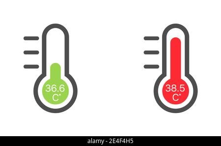 Thermometer vector icons3 Stock Vector
