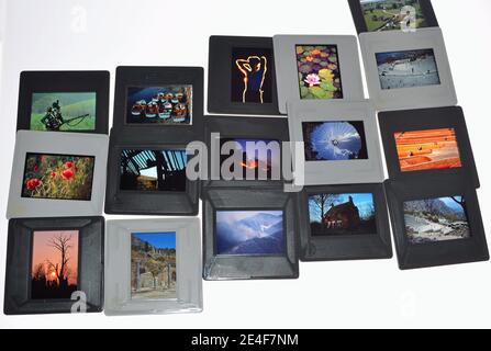 Photo slide tranparencies Stock Photo - Alamy