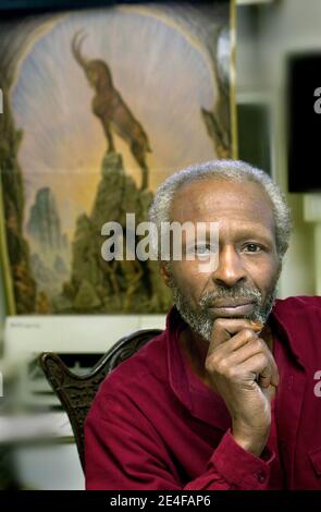 RUURLO, THE NETHERLANDS - 18 OKT, 2002: Arthur Conley was an American soul singer, best known for the 1967 hit 'Sweet Soul Music'.  Conley here in his Stock Photo