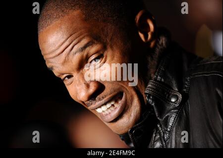 Jamie Foxx arriving for the premiere of 'Law Abiding Citizen' held at