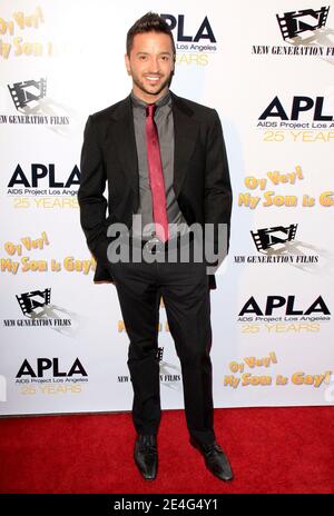 'Jai Rodriguez arrives for The Los Angeles Premiere of ''Oy Vey! My Son is Gay!'' held at The Vista Theatre in Los Angeles, California on October 22, 2009. Photo by Tony DiMaio/ABACAPRESS.COM (Pictured : Jai Rodriguez)' Stock Photo