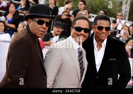Tito And Randy Randy Jackson, Tito Jackson and Marlon Jackson arriving for the ...