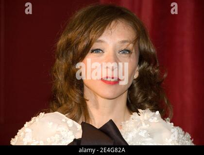 Actress Sylvie Testud posing during the 23rd Molieres ceremony at the Paris Theater in Paris, France on April 26, 2009. Photo by Mireille Ampilhac/ABACAPRESS.COM Stock Photo